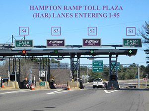 Hampton Northbound Side Toll Plaza